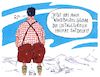 Cartoon: windbeutel (small) by Andreas Prüstel tagged sigmar,gabriel,spd,deutsche,leitkultur,heimat,anbiederung,cartoon,karikatur,andreas,pruestel