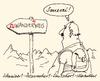 Cartoon: zuwanderung (small) by Andreas Prüstel tagged zuwanderung,einwanderer,ausländer,referendum,schweiz,wanderweg,österreich,deutschland,niederlande,eu,cartoon,karikatur,andreas,pruestel