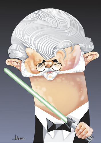 Cartoon: George Lucas (medium) by Ulisses-araujo tagged george,lucas