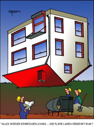 Architektur von Georg Zitzmann | Forschung & Technik Cartoon | TOONPOOL