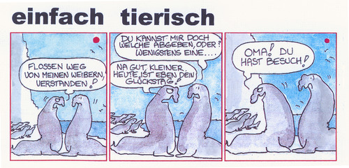 Cartoon: Absolut tierisch! (medium) by Peter Gatsby tagged tierwelt,tierwelt,schnitzel,jägerschnitzel,tiere,hase,restaurant,gastronomie