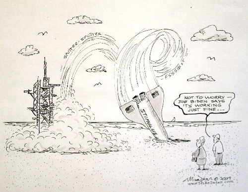 Cartoon: -- (medium) by Mike Dater tagged mike,dater,joe,biden,stimulus