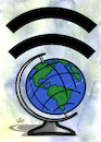 Cartoon: Its not wifi its a justice (small) by handren khoshnaw tagged handren,khoshnaw,cartoon,wifi,justice,equality,earth,people