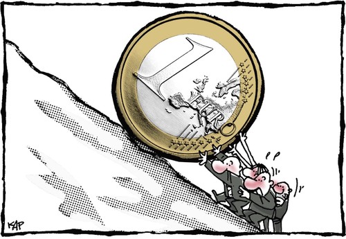 Cartoon: euro (medium) by kap tagged euro,kap,money