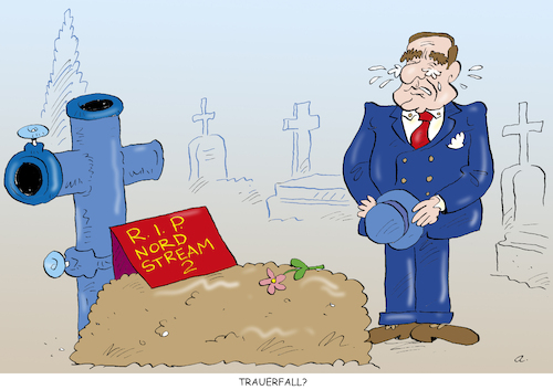 Cartoon: Nord Stream 2 (medium) by astaltoons tagged putin,ukraine,gasversorgung