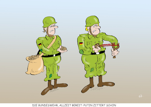 Cartoon: Bundesmär (medium) by astaltoons tagged putin,ukraine,krieg,bundeswehr,putin,ukraine,krieg,bundeswehr