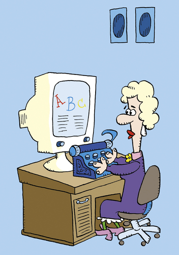 Cartoon: Computer (medium) by astaltoons tagged 