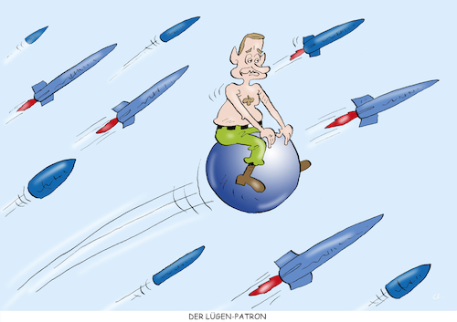 Cartoon: Der Lügenpatron (medium) by astaltoons tagged putin,ukraine,krieg,putin,ukraine,krieg