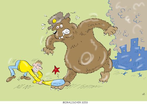 Cartoon: Moralkeule (medium) by astaltoons tagged putin,ukraine,krieg,putin,ukraine,krieg