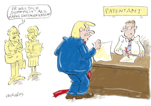 Cartoon: Selbstfindung (medium) by astaltoons tagged trump,trump