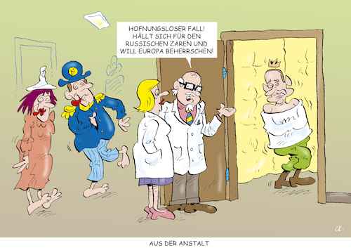 Cartoon: Zar (medium) by astaltoons tagged putin,ukraine