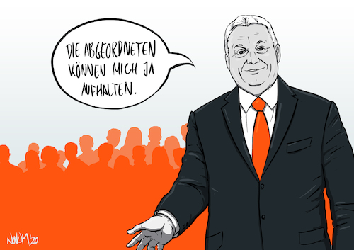 Cartoon: Orban aufhalten (medium) by INovumI tagged viktor,orban,notstand