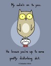 Cartoon: Owlie (small) by sebreg tagged owl,silly,humor