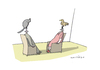 Cartoon: Konfrontation (small) by Mattiello tagged beziehung,paar,gegenüberstellung,konfrontation