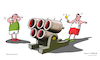 Cartoon: Sportkanone (small) by Mattiello tagged sport,olympiade,medaillen,ehrgeiz,rekorde