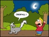 Cartoon: Nachts im Park... (small) by sinnfrei-cartoons tagged überfall,stinktier,park,nacht