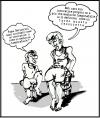 Cartoon: Innovatore o tamponafalle (small) by yalisanda tagged berlusconi,italia,governo,tamponafalle,guasta,fessurette,innovatore,mediocre,politics,satira,berlugnette,vignette,comics,padre,figlio,irony