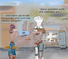 Cartoon: backwerk (small) by ab tagged bäcker,backen,brot,mehl,telefon,begriffwort