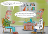 Cartoon: beim urologen (small) by ab tagged arzt,patient