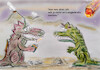 Cartoon: dasendederdinoswitz 342 (small) by ab tagged dinosaurier,ende,zeit,aussterben,tod,komet,untergang,geschichte,rauchen