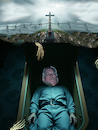 Cartoon: going down (small) by ab tagged eppstein,pedophile,andrew,ex,royal,england,uk,death,girls,child,abuse,horror,money