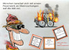 Cartoon: IAA münchen (small) by ab tagged iaa,münchen,auto,suv,geld,industrie,umwelt,dreck,co2,anarchie