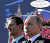 Cartoon: last christmas ? (small) by ab tagged russland,putin,syrien,assad,flucht,geld,tod,diktatur