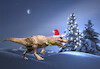 Cartoon: santa saurus (small) by ab tagged santa,claus,weihnachtsman,trex,dinosaurier,winter,schnee,geschenke