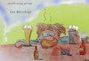 Cartoon: seriöse wissenschaft (small) by ab tagged virus,bier,fachmann