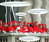 Cartoon: sonntag (small) by ab tagged kirche,katholisch,papst,kardinal,missbrauch,kinder,priester