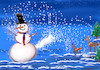 Cartoon: winterfreuden (small) by ab tagged winter,schnee,flocken,mann