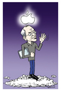 Cartoon: R.I.P. Steve Jobs (small) by Tufan Selcuk tagged steve jobs apple