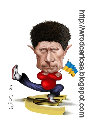 Cartoon: Vladimir Putin (medium) by WROD tagged russia,of,president