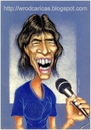 Cartoon: Mick Jagger (small) by WROD tagged mick jagger the rolling stones