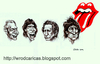 Cartoon: The Rolling Stones (small) by WROD tagged the rolling stones