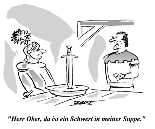 Ein Schwert in meiner Suppe