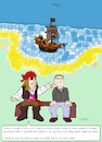 Cartoon: Pirate Socialization (small) by paparazziarts tagged piracy,socialization,pirate