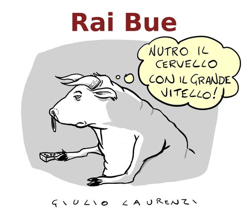 Cartoon: Il Popolo Cornuto (medium) by Giulio Laurenzi tagged popolo,cornuto