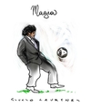 Cartoon: Diego Armando Maradona (small) by Giulio Laurenzi tagged soccer maradona 2010