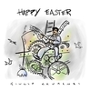 Cartoon: Happy Easter (small) by Giulio Laurenzi tagged easter,2010