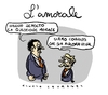 Cartoon: Lamorale (small) by Giulio Laurenzi tagged amorale
