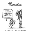 Cartoon: Memoria (small) by Giulio Laurenzi tagged memoria
