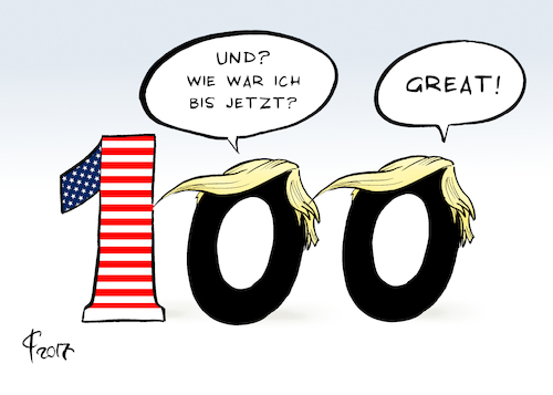 100 Tage Trump