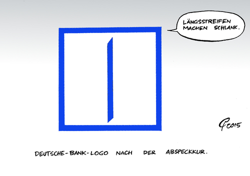 Cartoon: Abspeckkur (medium) by Paolo Calleri tagged deutschland,wirtschaft,finanzbranche,deutsche,bank,sparkurs,postbank,kurswechsel,milliardeneinsparungen,schliesung,filialen,karikatur,cartoon,paolo,calleri,deutschland,wirtschaft,finanzbranche,deutsche,bank,sparkurs,postbank,kurswechsel,milliardeneinsparungen,schliesung,filialen,karikatur,cartoon,paolo,calleri