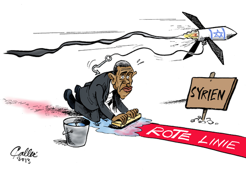 Cartoon: Am Haken (medium) by Paolo Calleri tagged syrien,israel,usa,konflikt,krieg,rebellen,raketenangriff,rote,linie,giftgaseinsatz,barack,obama,luftangriffe,intervention,karikatur,paolo,calleri,syrien,israel,usa,konflikt,krieg,rebellen,raketenangriff,rote,linie,giftgaseinsatz,barack,obama,luftangriffe,intervention,karikatur,paolo,calleri