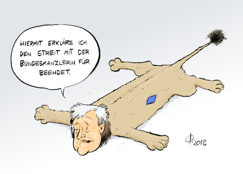 Cartoon: Bayerischer Bettvorleger (medium) by Paolo Calleri tagged eu,deutschland,bayern,parteien,politik,union,cdu,csu,bundesinnenminister,parteivorsitzender,hirst,seehofer,landtagswahl,rechtspopulismus,grenzen,fluechtlinge,asyl,asylstreit,transitzentren,rueckfuehrungen,karikatur,cartoon,paolo,calleri,eu,deutschland,bayern,parteien,politik,union,cdu,csu,bundesinnenminister,parteivorsitzender,hirst,seehofer,landtagswahl,rechtspopulismus,grenzen,fluechtlinge,asyl,asylstreit,transitzentren,rueckfuehrungen,karikatur,cartoon,paolo,calleri