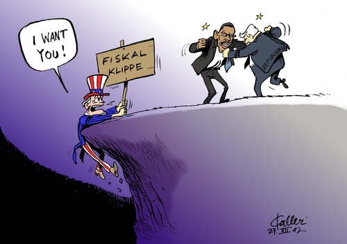 Cartoon: Cliffhanger (medium) by Paolo Calleri tagged steuersätze,politik,weltwirtschaft,haushaltsplan,repräsentantenhaus,senat,sozialsysteme,reiche,steuern,sam,uncle,klippe,hardliner,kompromiss,rezession,budgetkürzungen,steuererhöhung,fiskalklippe,haushalt,party,tea,republikaner,obama,barrack,präsident,usa,usa,präsident,barrack,obama,republikaner,tea,party,haushalt,fiskalklippe,steuererhöhung,budgetkürzungen,rezession,kompromiss,hardliner,klippe,uncle,sam,steuern,reiche,sozialsysteme,senat,repräsentantenhaus,haushaltsplan,weltwirtschaft,märkte,steuersätze