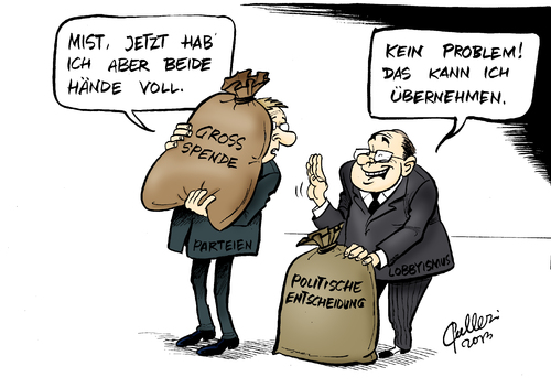 Cartoon: Entscheidungsträger (medium) by Paolo Calleri tagged deutschland,parteien,cdu,familie,quandt,bmw,lobbyismus,autolobby,automobilindustrie,unternehmensspende,eu,abgasnormen,grenzwerte,co2,aufweichung,entscheidung,parteienfinanzierung,karikatur,paolo,calleri,deutschland,parteien,cdu,familie,quandt,bmw,lobbyismus,autolobby,automobilindustrie,unternehmensspende,eu,abgasnormen,grenzwerte,co2,aufweichung,entscheidung,parteienfinanzierung,karikatur,paolo,calleri