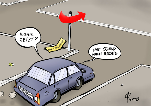 Cartoon: Fahrkompetenz (medium) by Paolo Calleri tagged carto,karikatur,richtung,islamophob,einfluss,rechtspopulisten,afd,staat,ueberwachung,moscheen,islam,religion,kauder,volker,begrenzung,auslaender,eu,sozialhilfe,soziales,arbeit,nahles,andrea,bundesarbeitsministerin,union,cdu,spd,bundesregierung,deutschland,deutschland,bundesregierung,spd,cdu,union,bundesarbeitsministerin,andrea,nahles,arbeit,soziales,sozialhilfe,eu,auslaender,begrenzung,volker,kauder,religion,islam,moscheen,ueberwachung,staat,afd,rechtspopulisten,einfluss,islamophob,richtung,karikatur,cartoon,paolo,calleri