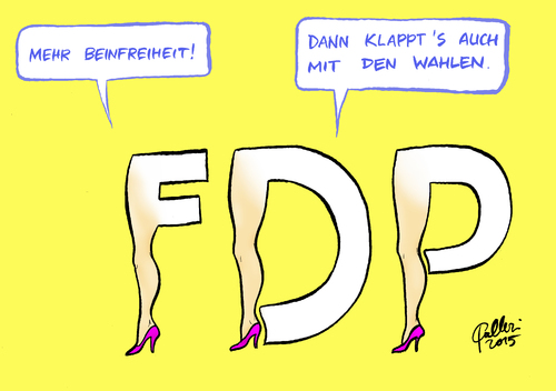 Cartoon: FDP-Comeback (medium) by Paolo Calleri tagged deutschland,hamburg,buergerschaftswahl,buergerschaft,landtag,fdp,liberale,spitzenkandidatin,katja,suding,kameraschwenk,ard,parteitag,prozent,huerde,sexismus,debatte,inhalte,karikatur,cartoon,paolo,calleri,deutschland,hamburg,buergerschaftswahl,buergerschaft,landtag,fdp,liberale,spitzenkandidatin,katja,suding,kameraschwenk,ard,parteitag,prozent,huerde,sexismus,debatte,inhalte,karikatur,cartoon,paolo,calleri